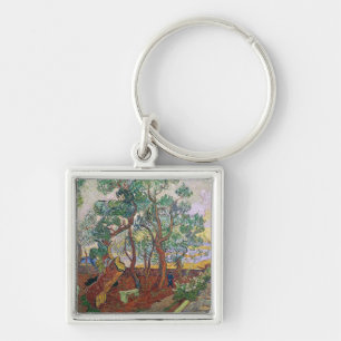 Vincent van Gogh   The Garden of St. Paul Hospital Keychain