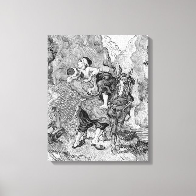 Vincent van Gogh | The Good Samaritan Canvas Print (Front)