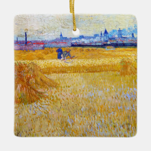 Vincent van Gogh - The Harvesters Ceramic Ornament