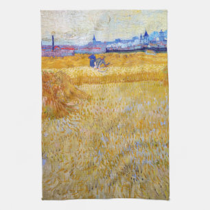 Vincent van Gogh - The Harvesters Kitchen Towel