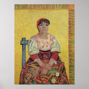 Vincent van Gogh   The Italian: Agostina Segatori Poster