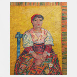 Vincent Van Gogh - The Italian Woman Fleece Blanket