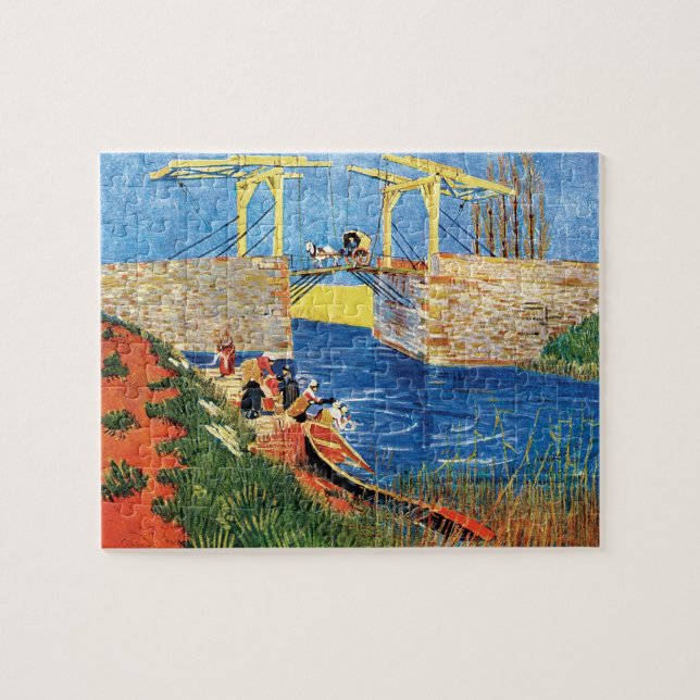 Vincent Van Gogh - The Langlois Bridge At Arles Jigsaw Puzzle (Horizontal)