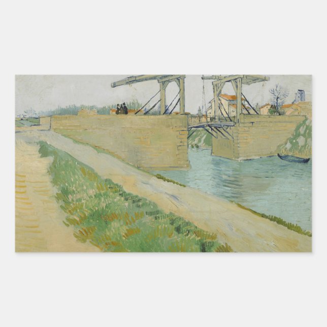 Vincent van Gogh - The Langlois Bridge Sticker (Front)