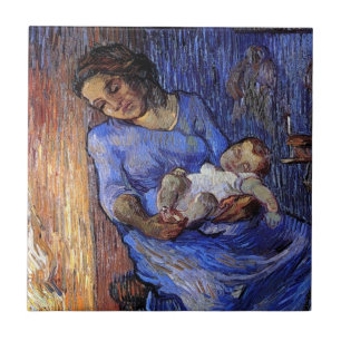 Vincent Van Gogh - The Man Is At Sea Fine Art Tile