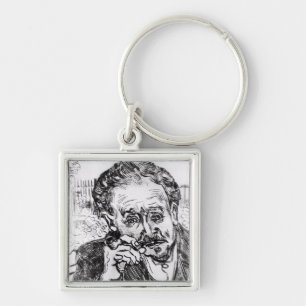 Vincent van Gogh The Man with the Pipe Keychain