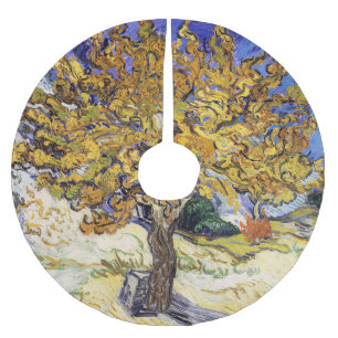 Vincent van Gogh - The Mulberry Tree Brushed Polyester Tree Skirt