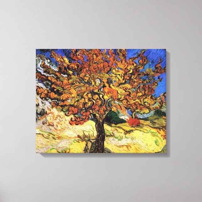 Vincent Van Gogh - The Mulberry Tree Fine Art Canvas Print (Front)