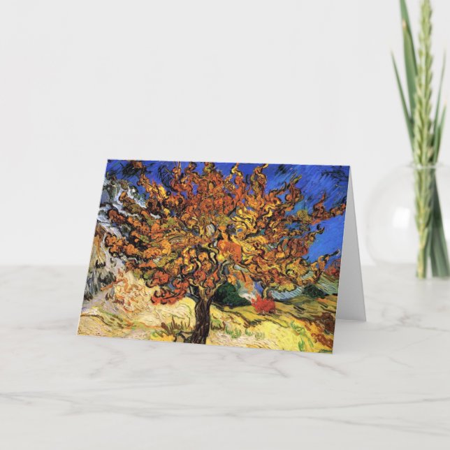 Vincent Van Gogh - The Mulberry Tree Fine Art Card (Front)