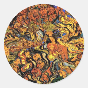 Vincent Van Gogh - The Mulberry Tree Fine Art Classic Round Sticker