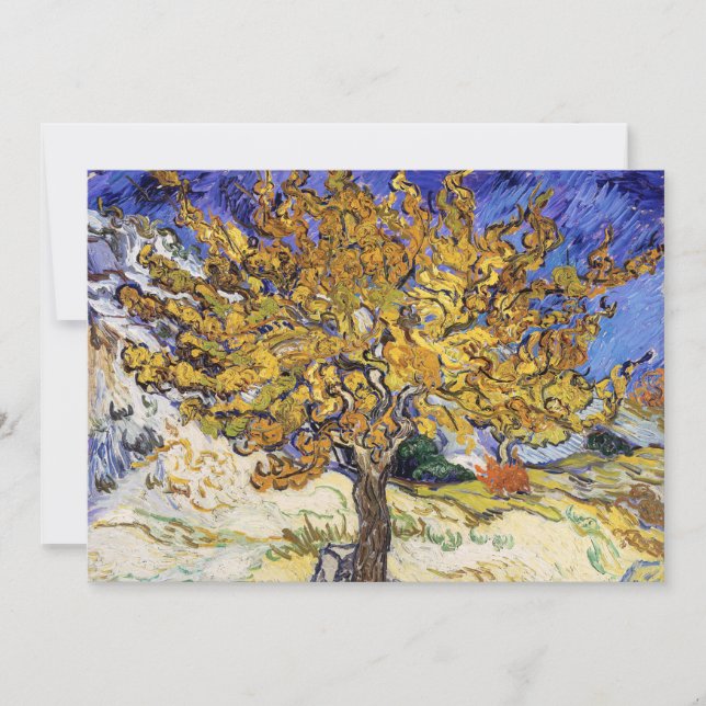 Vincent van Gogh - The Mulberry Tree Invitation (Front)