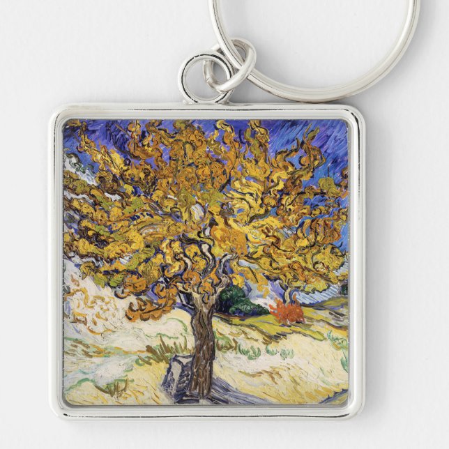 Vincent van Gogh - The Mulberry Tree Keychain (Front)
