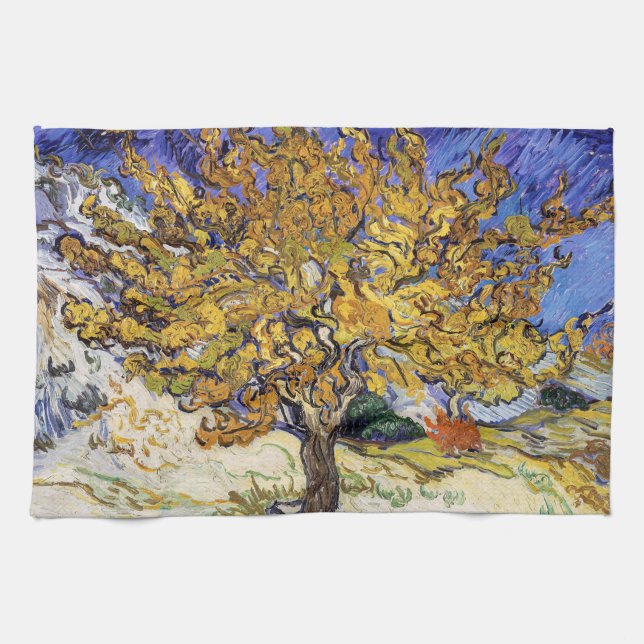 Vincent van Gogh - The Mulberry Tree Kitchen Towel (Horizontal)