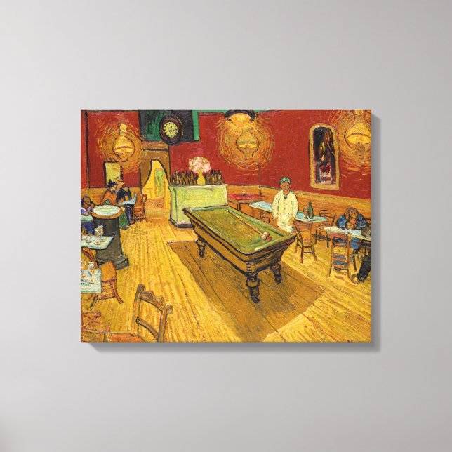Vincent van Gogh - The Night Cafe Canvas Print (Front)