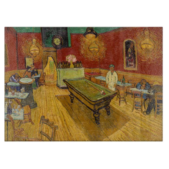 Vincent van Gogh - The Night Cafe Cutting Board (Front)