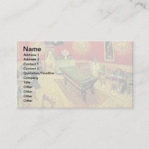 Vincent Van Gogh - The Night Cafe Fine Art Business Card