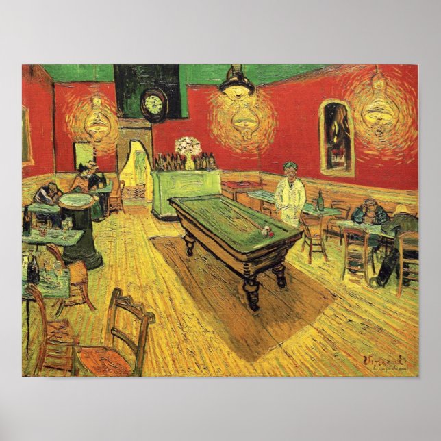 Vincent Van Gogh - The Night Cafe Fine Art Poster (Front)