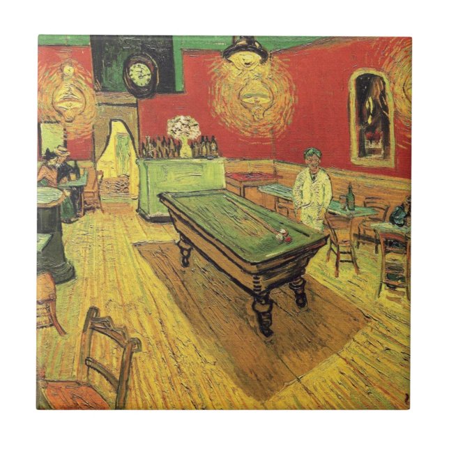 Vincent Van Gogh - The Night Cafe Fine Art Tile (Front)