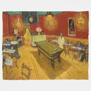 Vincent van Gogh - The Night Cafe Fleece Blanket