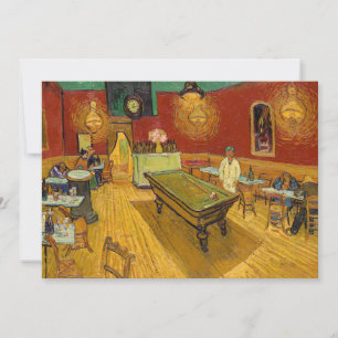 Vincent van Gogh - The Night Cafe Invitation