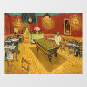 Vincent van Gogh - The Night Cafe Window Cling