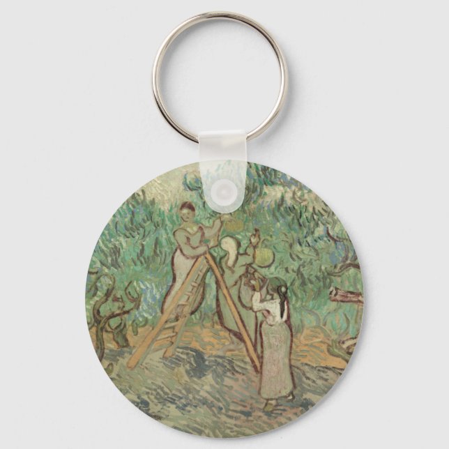 Vincent Van Gogh | The Olive Orchard Keychain (Front)