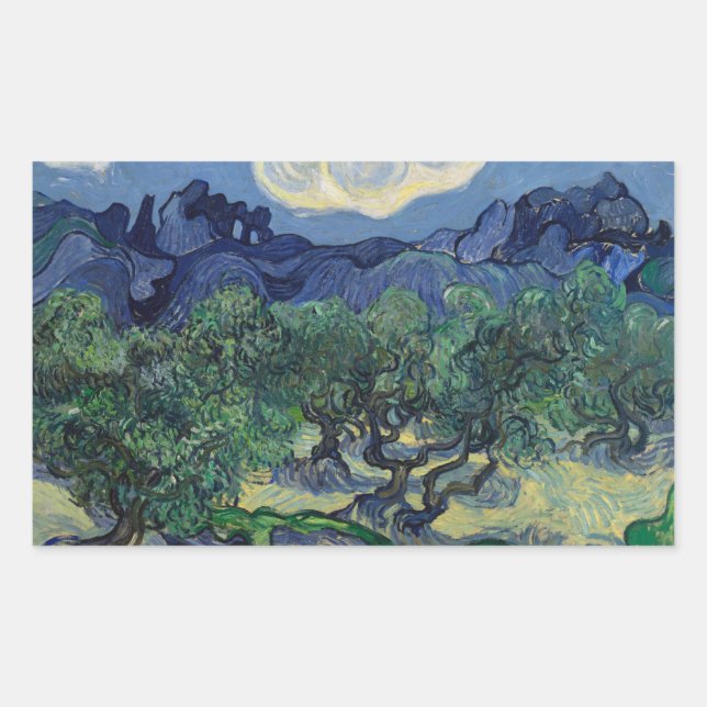 Vincent van Gogh - The Olive Trees Sticker (Front)