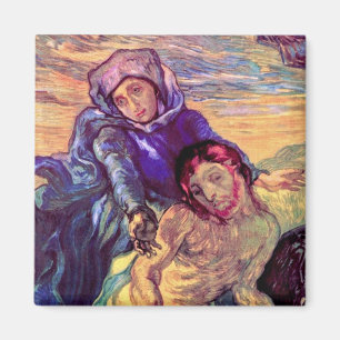 Vincent Van Gogh - The Pieta - Jesus & Virgin Mary Magnet