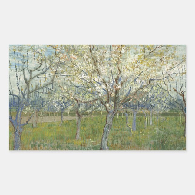 Vincent van Gogh - The Pink Orchard Sticker (Front)