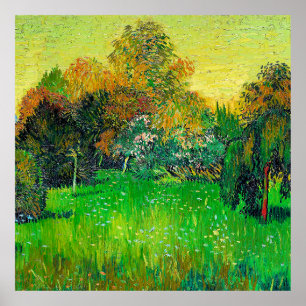 Vincent van Gogh, The Poet's Garden, Poster