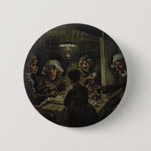 Vincent Van Gogh - The Potato Eaters 2 Inch Round Button