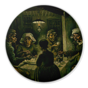 Vincent van Gogh - The Potato Eaters Ceramic Knob