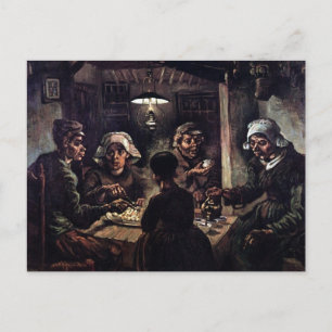 Vincent Van Gogh - The Potato Eaters Fine Art Postcard
