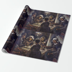 Vincent Van Gogh The Potato Eaters Fine Art Wrapping Paper