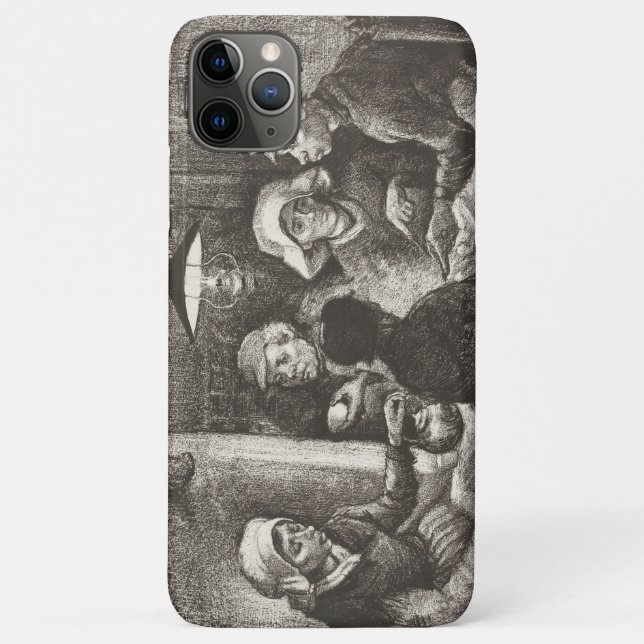 Vincent Van Gogh The Potato Eaters lithograph Case-Mate iPhone Case (Back)