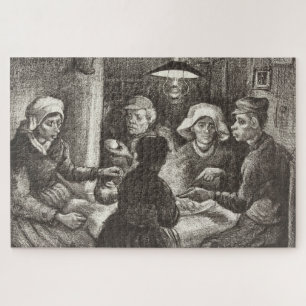 Vincent Van Gogh The Potato Eaters lithograph Jigsaw Puzzle