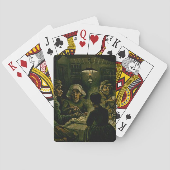 Vincent van Gogh - The Potato Eaters Playing Cards (Back)