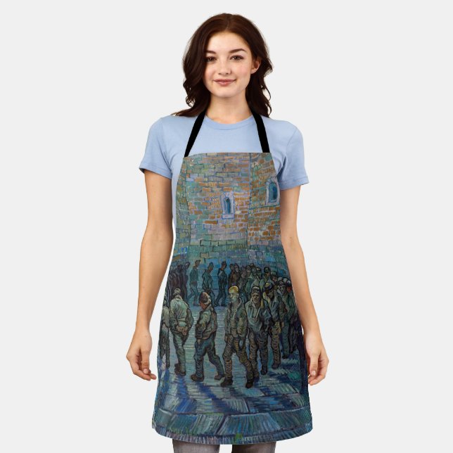 Vincent van Gogh - The Prison Courtyard Apron (Worn)