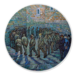 Vincent van Gogh - The Prison Courtyard Ceramic Knob