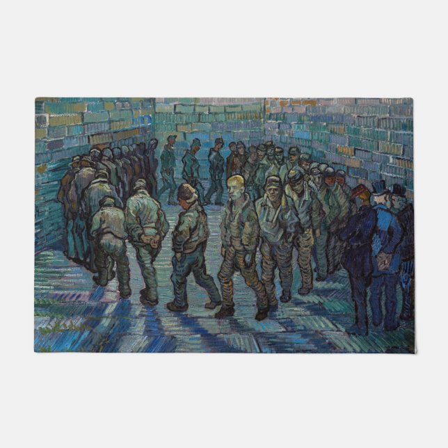 Vincent van Gogh - The Prison Courtyard Doormat (Front)