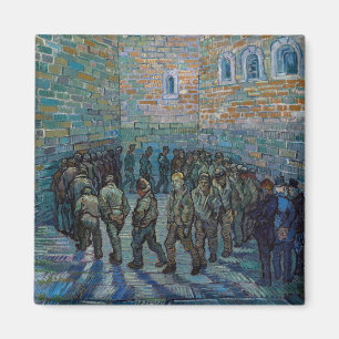Vincent van Gogh - The Prison Courtyard Magnet