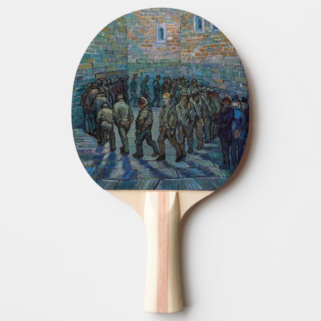 Vincent van Gogh - The Prison Courtyard Ping Pong Paddle (Front)