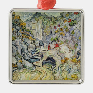 Vincent van Gogh   The ravine of the Peyroulets Metal Ornament