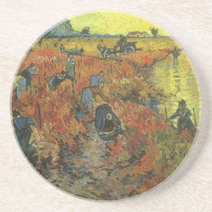 Vincent van Gogh - The Red Vineyard Coaster