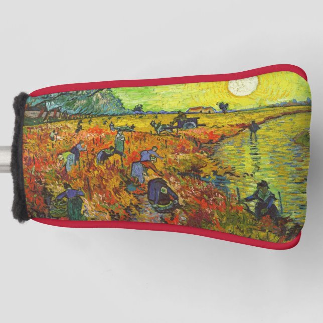 Vincent van Gogh - The Red Vineyard Golf Head Cover (Front)