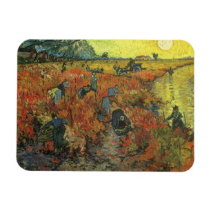 Vincent van Gogh - The Red Vineyard Magnet
