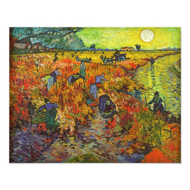 Vincent van Gogh - The Red Vineyard Photo Print (Front)