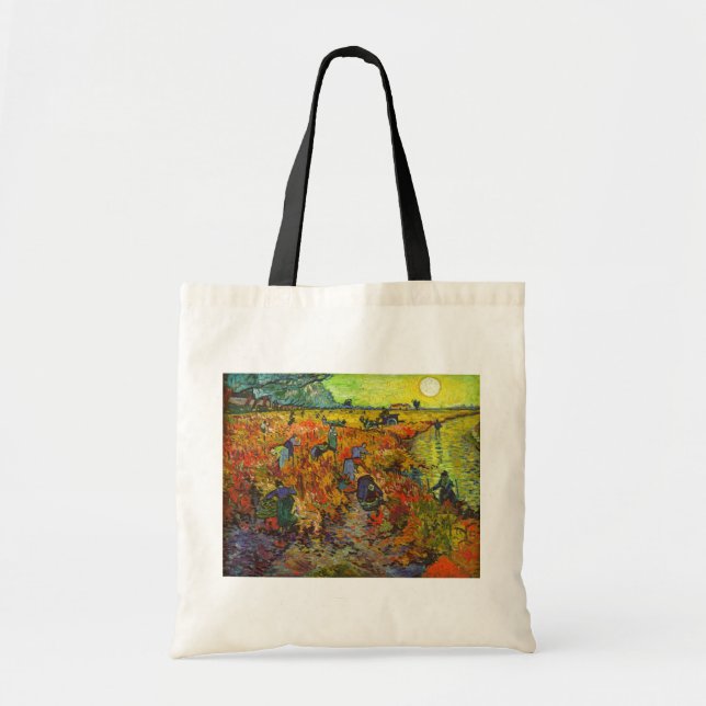 Vincent van Gogh - The Red Vineyard Tote Bag (Front)
