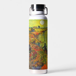 Vincent van Gogh - The Red Vineyard Water Bottle
