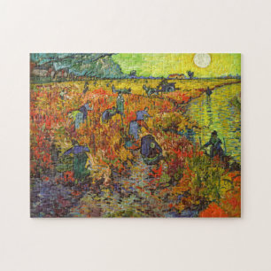 Vincent van Gogh - The Red Vineyards Jigsaw Puzzle